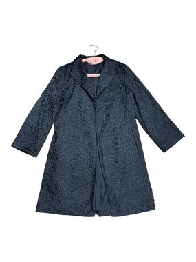 Eileen Fisher black Long Coat Jacket